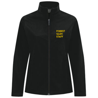WATER REPELLENT SOFT SHELL LADIES' JACKET *Embroidered Logo and Personalized* Thumbnail